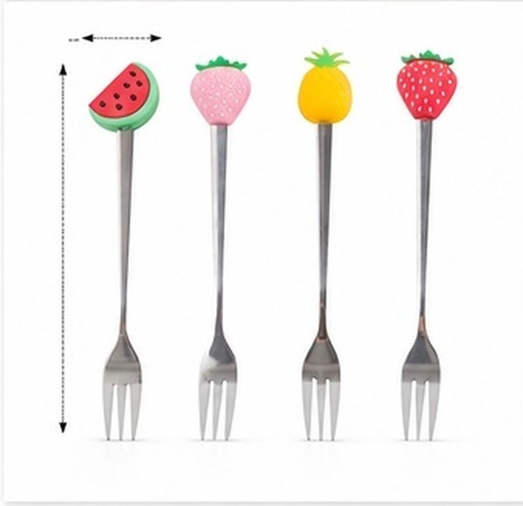 Kitchen Gadgets Gold - 4 шт. вилок для фруктов из
