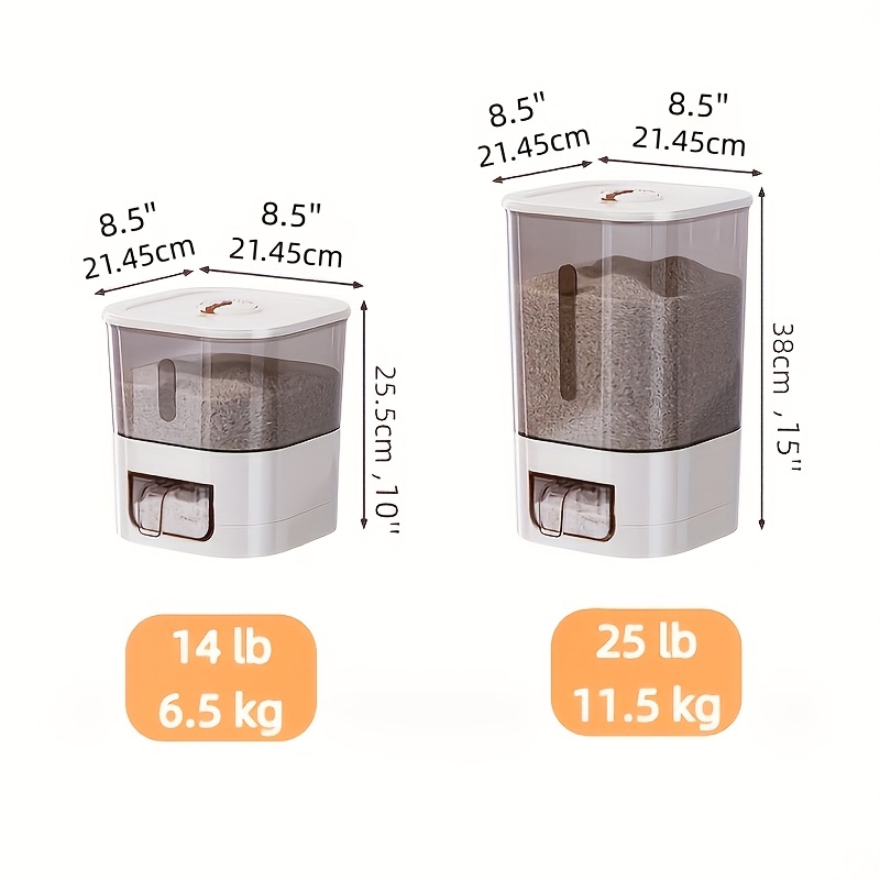 Диспенсер для риса 14 фунтов,  – обзор и цена Kitchen Gadgets Organizer